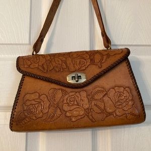 Leather vintage purse